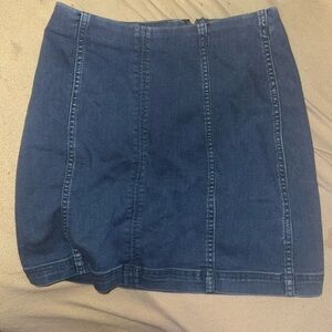 Free People Blue Jean Skirt size 6